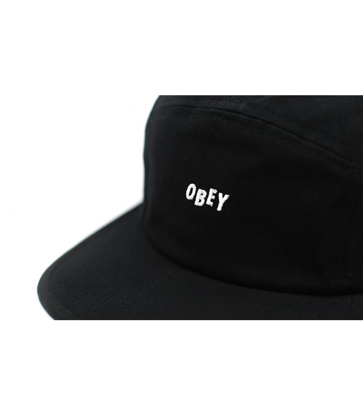 5 Panel Cap schwarz 5 Panel Cap schwarz